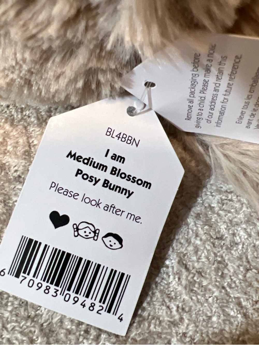 Jellycat Retired Medium Blossom Posy Bunny NWT - Picture 6 of 9